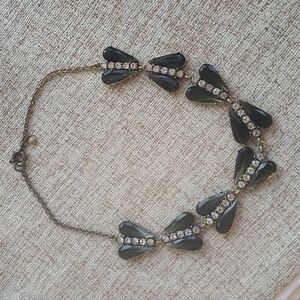 J.Crew Smoky Grey / Green Necklace
